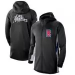 nike veste zipper hoodie nba la clippers blackwhite new earned edition